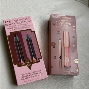 Charlotte Tilbury Eye Enhancing Kit‎ And Nude Pink Glossy Bundle